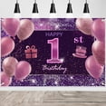 thumbnail image 1 of Decoraciones De Cumpleaños Número 57 Para Niñas, Cartel De Feliz Cumpleaños Imisi, Decoraciones Rosas Para Una Fiesta De Cumpleaños, Telón De Fondo Para Mujeres, 1 of 5