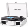 thumbnail image 1 of Tocadiscos TANLANIN Vintage Suitcase, reproductor Bluetooth de 3 velocidades, 1 of 9