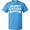 thumbnail image 3 of Inktastic Happy Canada Day with Distressed Maple Leaves T-Shirt, 3 of 5