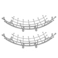 thumbnail image 1 of Fruit Basket Bowl,2PCS Stainless Steel Fruit Vegetable Basket Bowl Vegetable Rack Finest Materials, 1 of 8