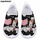 thumbnail image 1 of Zapatos de enfermería con estampado de enfermera dental de dibujos animados de Doginthehole, nuevos zapatos planos casuales cómodos para mujer, zapatos de malla transpirables de verano sin cordones, 1 of 5