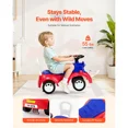 thumbnail image 6 of Red Ride-On Toddler Push Car for Ages 19-36 Months,Kids' Toy with Music,Under-Seat Storage,55 lbs Capacity,Foot-to-Floor Walker for Boys and Girls, 6 of 6