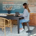 thumbnail image 3 of ECR4Kids SitWell Tabouret Oscillant à Hauteur Réglable, Siège Flexible pour Enfants et Adultes - Gris, 3 of 6