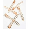thumbnail image 4 of Kitsch Pro Open Shape Styling Clips, Salon Style for Women, 6 Count (Gold), 4 of 6