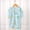 Light Blue B, variant on Tranfacy Toddler Boys and Girls Summer Rompers Print Long Sleeve Open Front Thin Sleep Daily Style for 0 to 24 Months