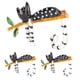 thumbnail image 3 of uds broche alfileres hechos a mano Retro aleación de moda en forma de gato DIY ramo de boda Kit negro, 3 of 12