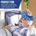 thumbnail image 5 of Ice Bag – 9 inches- Convenient and Reusable Pack Ideal Bags for Injuries, Muscle Aches, Scrapes, or Strains Easy to Use Knees Durable Reliable Cold Packs, 5 of 5