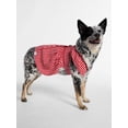 thumbnail image 3 of Kacey Lee Cinched Gingham Bodice Pet Dress for Cats and Dogs, Red, Extra Small, 3 of 7