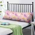 thumbnail image 2 of Long Body Pillow Cover - Soft & Breathable, Hidden Zipper, 20"x54", Magical Unicorn & Rainbow Print - Perfect Gift for Fantasy Lovers, Side Sleepers, Kids & Teens Room Decor, 2 of 7