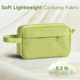 thumbnail image 5 of DAKIMOE Pencil Case Cute Pencil Pouch Corduroy Colored Large Capacity Soft Lightweight Versatile Stationary for Students Teens Adults, Green, 5 of 11