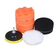 thumbnail image 1 of Kit de almohadillas de pulido de 10 piezas Almohadillas de pulido de espuma de 4 pulgadas con Waffle, 1 of 8