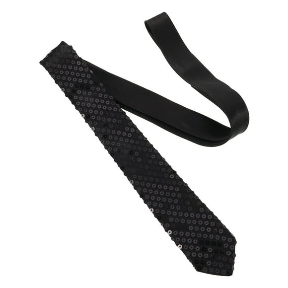 Corbata de lentejuelas, corbata de lentejuelas brillantes para bodas, corbata decorativa para negocios, corbata para actuaciones escénicas, corbata de fiesta punk, decoración