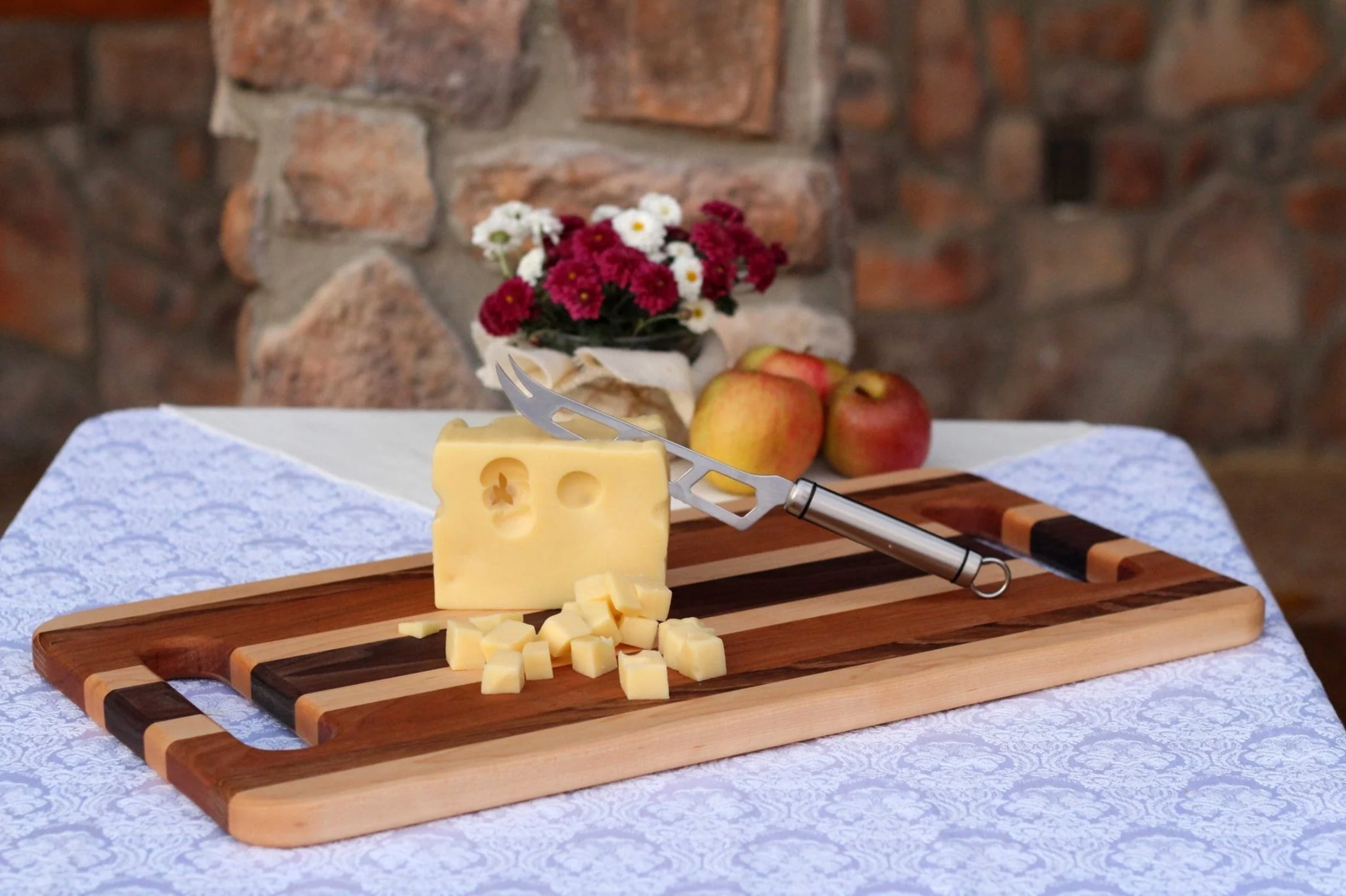 Double Handle Cutting Boards, Size: Double Handle 14 x 22, Brown
