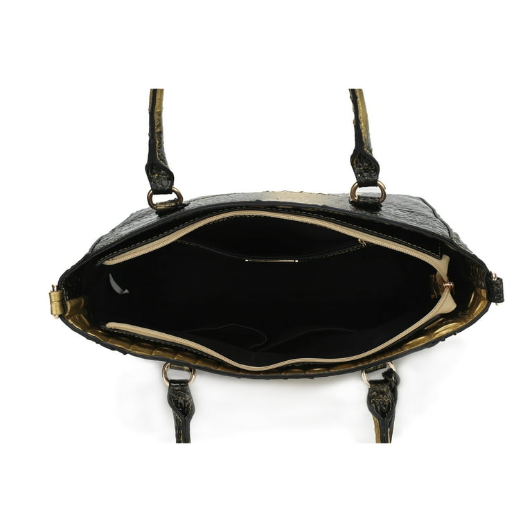 MKF Collection Aphelia Women's Satchel Bag with Wallet, Two-Tone