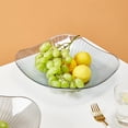 thumbnail image 6 of Joernso Transparent Fruit Plate Wide Mouth PET Parties Table Candy Bowl for Living Room, 6 of 8