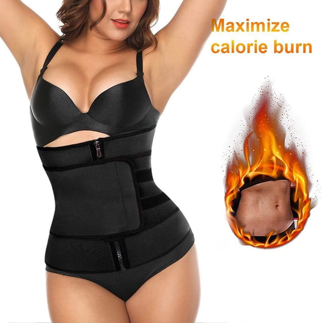 Cinturón reductor de cintura para mujer, ajustable, para controlar el abdomen, para el sudor, para entrenamiento, para bajar de peso.