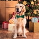 thumbnail image 5 of Paquete de 2 collares navideños para perros, collares clásicos para perros a cuadros de búfalo con pajarita extraíble, ajustable, 5 of 5