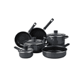 thumbnail image 1 of Batería De Cocina Mega Óptima De 9 Piezas Xtellar Color Negro, 1 of 4