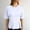 White, variant on Red Women'S Clothing Petal Pull-On Crew Neck Short Sleeve Tops Casual Solid Modern Fashion T-Shirts Red,S