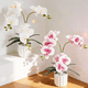 thumbnail image 1 of 2pc Orquídeas Artificial Flor Eterna Decoracion 32 Flores Xtellar blanco, 1 of 3