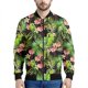 thumbnail image 4 of Chaqueta con estampado de flores hawaianas para hombre, sudaderas con estampado 3D de plantas coloridas, mangas largas, abrigos con cremallera para primavera y otoño, 4 of 5