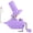 Purple, variant on JubileeYarn Yarn Ball Winder Plastic - Khaki - 1 Unit