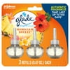 Glade PlugIns Refill 3 CT, Hawaiian Breeze, 2.01 FL. OZ. Total, Scented Oil Air Freshener Infused with Essential Oils