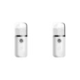 thumbnail image 4 of Pulverizador de niebla facial Seitruly 40ml humidificador hidratante recargable USB portátil Blanco elegante 2piezas, 4 of 6