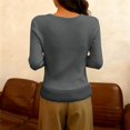 thumbnail image 3 of Hearthz Fleece Womens Tops Long Sleeve Scoop Neck Womens Base Layer Top Winter Warm Plush Women’s Thermal Shirts, 3 of 4
