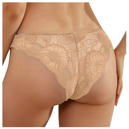 

Knosfe Women s Floral Lace Mid Waisted Stretch Underwear Soft Briefs Breathable Panties