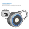 thumbnail image 2 of BT Fingerprint Smart Keyless Lock APLICACIÓN impermeable / Desbloqueo de huellas dactilares Candado antirrobo Puerta Equipaje, 2 of 8
