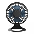 thumbnail image 1 of Ventilador De Escritorio Mini, Silencioso, 3 Velocidades, Para Dormitorio, Senderismo, Viajes, Color Negro, 6 Unidades, 1 of 8