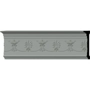 Ekena Millwork 7 1/2"H x 1 3/4"P x 94 1/2"L, (7 1/2" Repeat), Emeryville Chair Rail