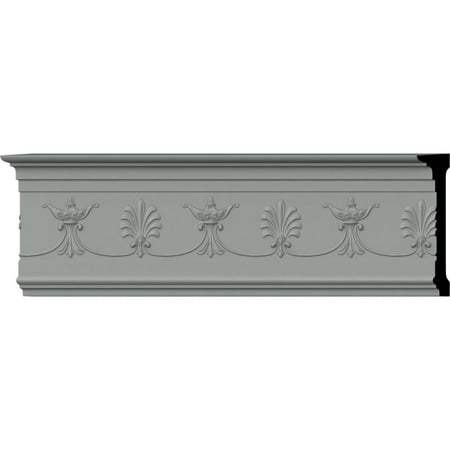 Ekena Millwork 7 1/2"H x 1 3/4"P x 94 1/2"L, (7 1/2" Repeat), Emeryville Chair Rail
