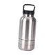 thumbnail image 1 of Botella de agua para perros con aislamiento, contenedor de comida para perros, multifuncional, de acero inoxidable Plata, 1 of 9