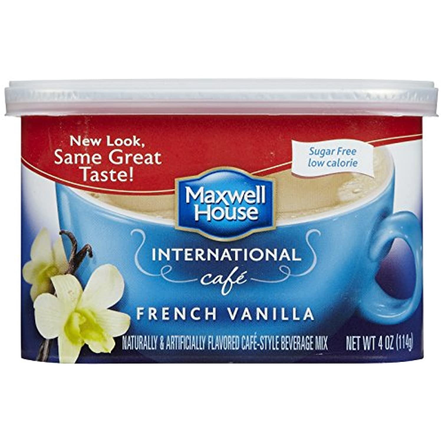 Maxwell House International Sugar Free French Vanilla Cafe 4 Oz