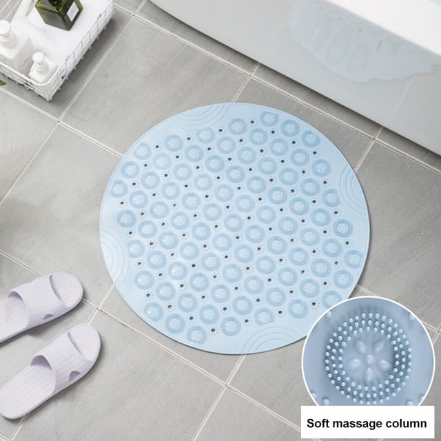 unbranded 1Ud Tapete Masajeadora De Pies Antideslizante Azul PVC Con Masaje De Puntos Relax