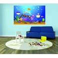 thumbnail image 1 of Wall Design Pieces Cartoon Marine Animals Sea Creatures 20x30", 1 of 1