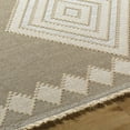thumbnail image 6 of BoutiqueRugs Ziggy Bohemian Jute and Cotton Natural Fiber Textured Large Area Rug - Boho Moroccan Geometric Area Rug for Bedroom - Machine Washable - Tan, Peach, Beige - 7'9" x 10' (8x10 Area Rug), 6 of 9
