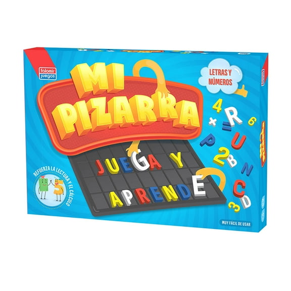Pizarra Letras y Números, Falomir, 24009, Multicolor, Juego Didactico. FALOMIR FALOMIR 24009