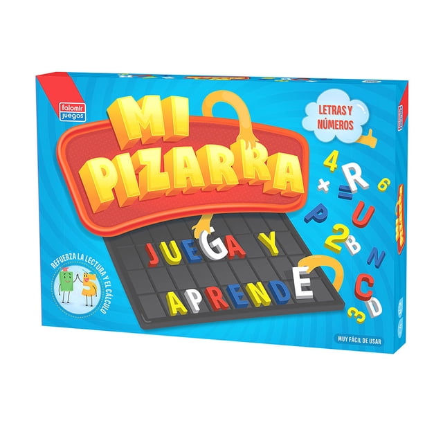 Pizarra Letras y Números, Falomir, 24009, Multicolor, Juego Didactico. FALOMIR FALOMIR 24009