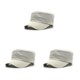 thumbnail image 3 of Sonducket Gorras de béisbol Escalada Colores surtidos Refrigeración Cómoda Gran textura Ajustable Unisex Material premium Sombrero plano Crema Crema 3Conjunto, 3 of 6