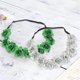 thumbnail image 5 of Paquete de 2 coronas de flores rosas para novia, boda, guirnalda para el cabello, tocado, accesorio para el cabello para niñas, mujeres y niños, 5 of 5
