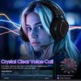 thumbnail image 6 of Gaming Headset for PC, PS4, PS5, Xbox Headset with 7.1 Surround Sound Gaming Headphones with Noise Canceling Mic, 40mm Drivers over Ear Headphones for Nintendo, Xbox Series x/S, Laptop, Black, 6 of 8