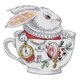 thumbnail image 1 of 14CT estampado de dibujos animados DIY impresión punto de cruz lienzo costura decoración del hogar regalos FLhrweasw Nuevo, 1 of 9