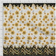 thumbnail image 2 of oneOone Silk Tabby Fabric Artistic Flower Panel Decor Fabric Printed BTY 42 Inch Wide, 2 of 3