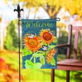 thumbnail image 3 of Evergreen Sunflowers and Birdies Suede Garden Flag 12 x 18 Inches Indoor Outdoor Decor, 3 of 7