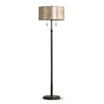 thumbnail image 5 of HomeGlam The Grande 55"~66"H Adjustable Floor Lamp_DarkBronze Empire_WhiteShade, 5 of 5