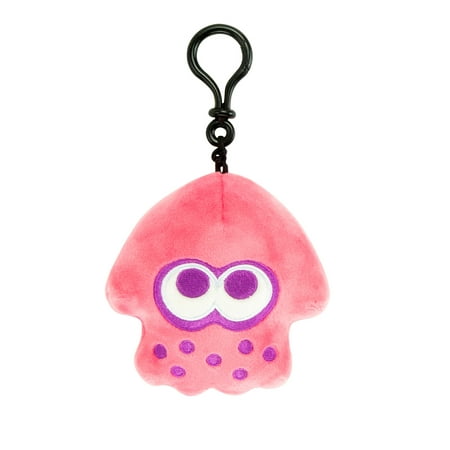 Club Mocchi-Mocchi- Nintendo Splatoon Clip-On Plush Stuffed Toy - Neon Pink