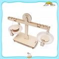 thumbnail image 4 of Homgeek DIY Balance Scale Lever Wooden Weighing Scale Science Math Teaching Scale Early Educational Balancing Toy for Students Kids, 4 of 6
